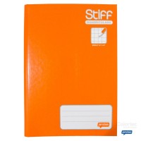 Caderno Brochura Quadriculado Laranja 1x1 Stiff 96 Folhas Jandaia