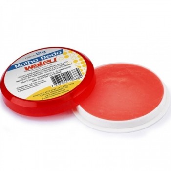Umidificador Molha Dedo Vermelho 12g Waleu