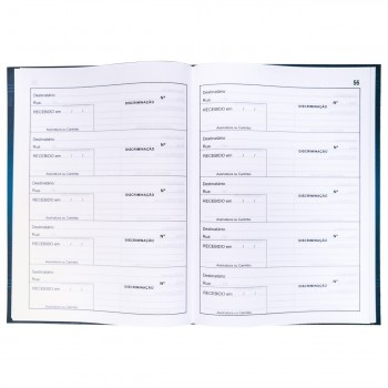 Livro Protocolo de Correspondencia 1/4 100folhas Sao Domingos