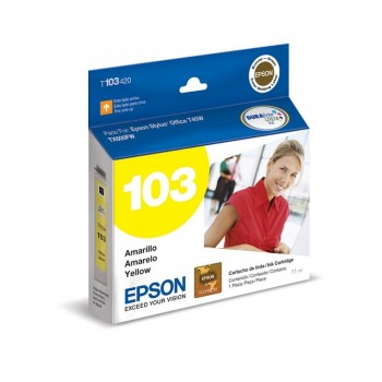 Cartucho Compativel Epson 103 Amarelo T103420